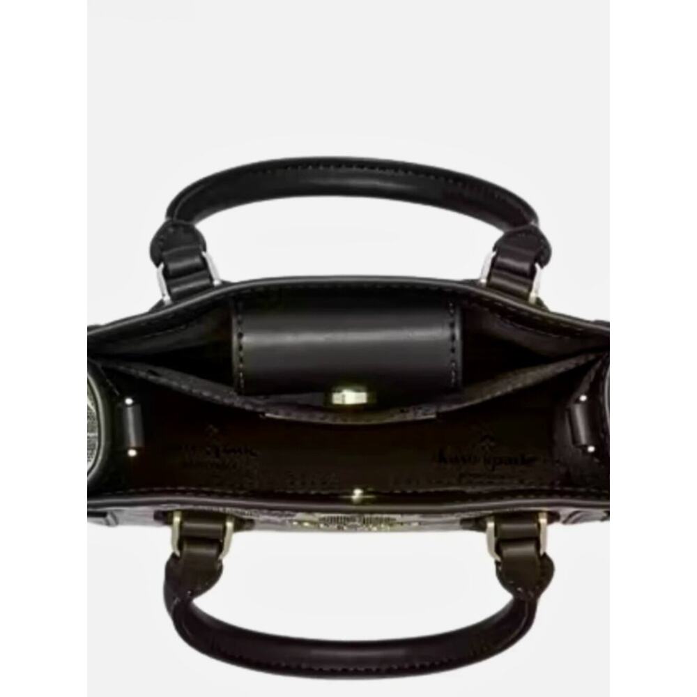 Kate Spade New York Signature Spade Flower Navy Mini Tote Crossbody Bag NWT - Picture 3 of 12